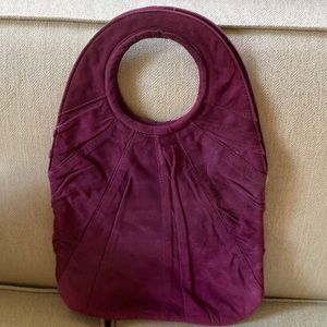 Goldenbleu Berry Suede Bag